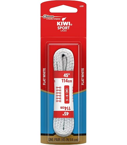 Amazon.com: Kiwi Shoe laces, 45 in, athletic black, 1 ct : Clothing, Shoes  & Jewelry