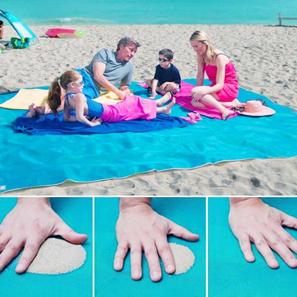 Sand-Free Mat, Sand-Proof Beach Rug / Picnic Blanket, Quick-Drying and Easy to Clean