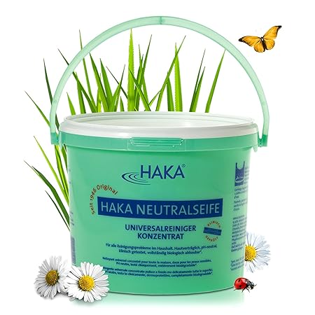 HAKA Neutralseife Pastös I 5 kg Neutralreiniger I Universalreiniger für Haushalt und Auto I PH-neutrales Reinigungsmittel I B
