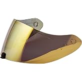 ScorpionEXO R420 Helmet Accessories Optional Replacement Everclear Anti-Fog Anti-Scratch Shield (Gold Mirrored)