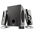 Cyber Acoustics CA-3090 2.1 Speaker System with Subwoofer with 18W of Power – Easy Setup and Convenient Controls, Great for M