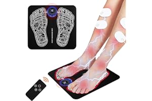 NEWIDAY EMS Foot Massage Mat for Muscle Relaxation,Foot Massager Pad with Remote Control,TENS (Mode:KTR-2492)