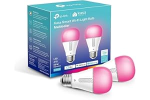 Kasa Smart Light Bulbs, 1000 Lumens High Brightness, 16M Color Changing, Dimmable Smart WiFi Light Bulb, Compatible with Alex