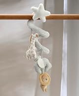 Mamas & Papas Welcome to the World Spiral Activity Toy Giraffe Elephant Lion view 2
