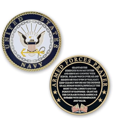 U Navy Ailor Creed Challenge Coin - New Navy Challenge Coin