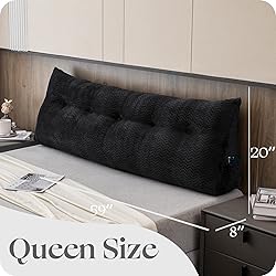 ZOEMO Large Bolster Triangular Headboard Wedge