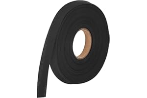 MECCANIXITY 1/2 Inch Double Fold Bias Tape Polyester Continuous Bulk Bias Tape for Sewing,Seaming Quilting Hemming Binding Cr