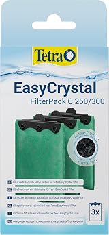 Tetra EasyCrystal Filter Pack C250/300 with Activated Carbon 3 pcs Green