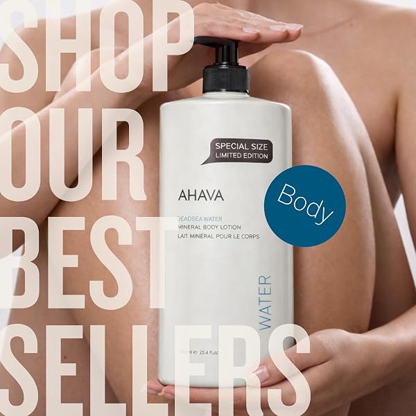 AHAVA DEAD SEA WATER MINERAL FOOT CREAM – NOURISHES & HYDRATES DRY SOLES, PREVENTS CRACKS & IRRITATIONS, WITH WITCH HAZEL LEAF, OSMOTER BLEND, JOJOBA, AVOCADO, SWEET ALMOND & WHEAT GERM OIL, 3.4 FL.OZ