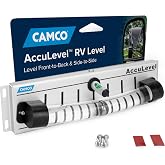 Camco Camper/RV AccuLevel - Features Front to Back and Side to Side RV Leveling - Easy to Install (25563)