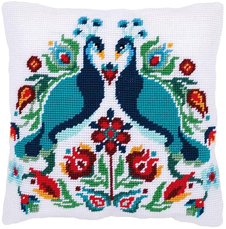 Vervaco Tapestry Cushion Pauline Satin Cross Stitch Embroidery Kit
