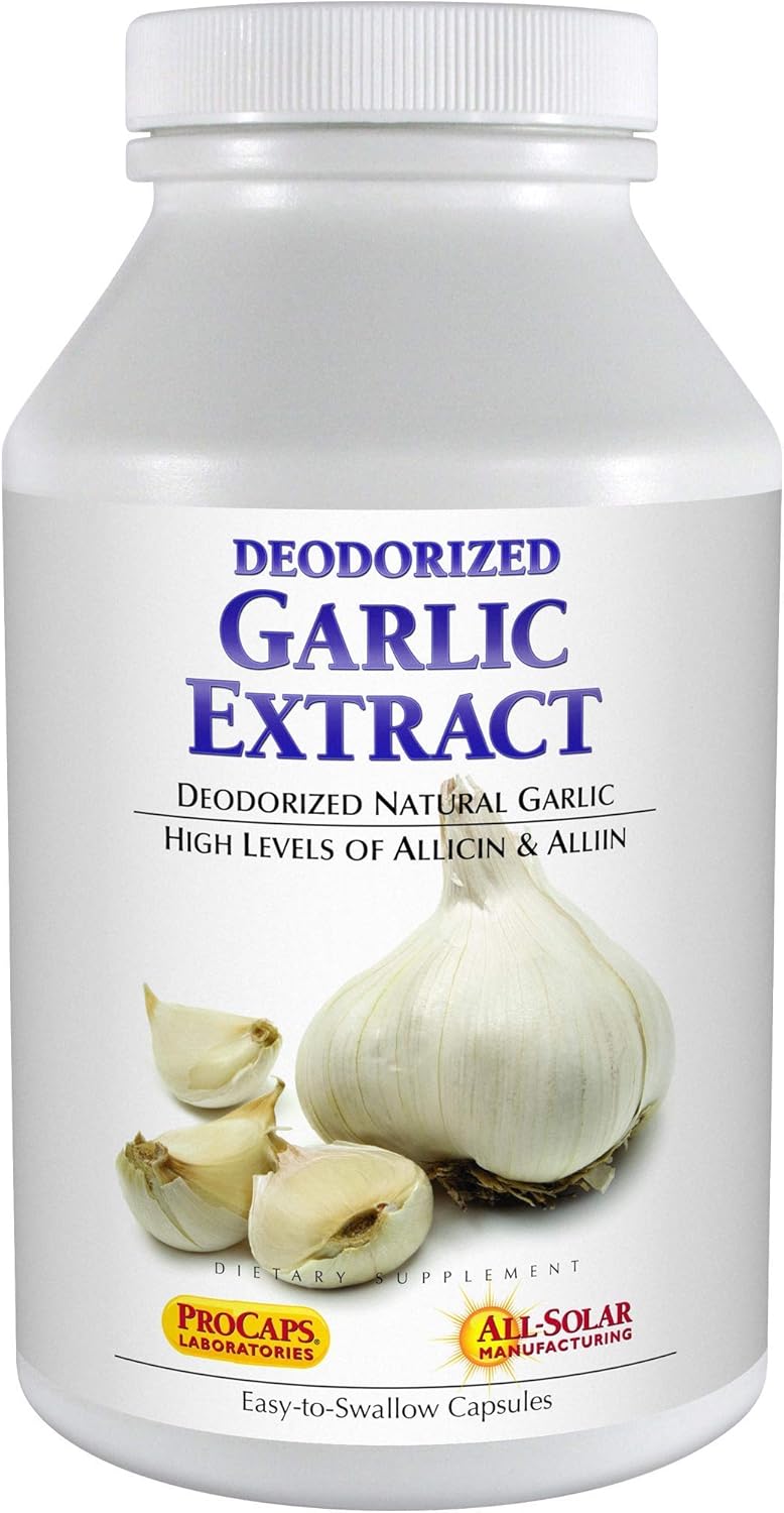 Andrew Lessman Garlic Extract 360 Capsules Promotes Heart