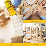 Everbuild D4 Premium Wood Adhesive 1 Litre White Bonding Strength D4 view 6