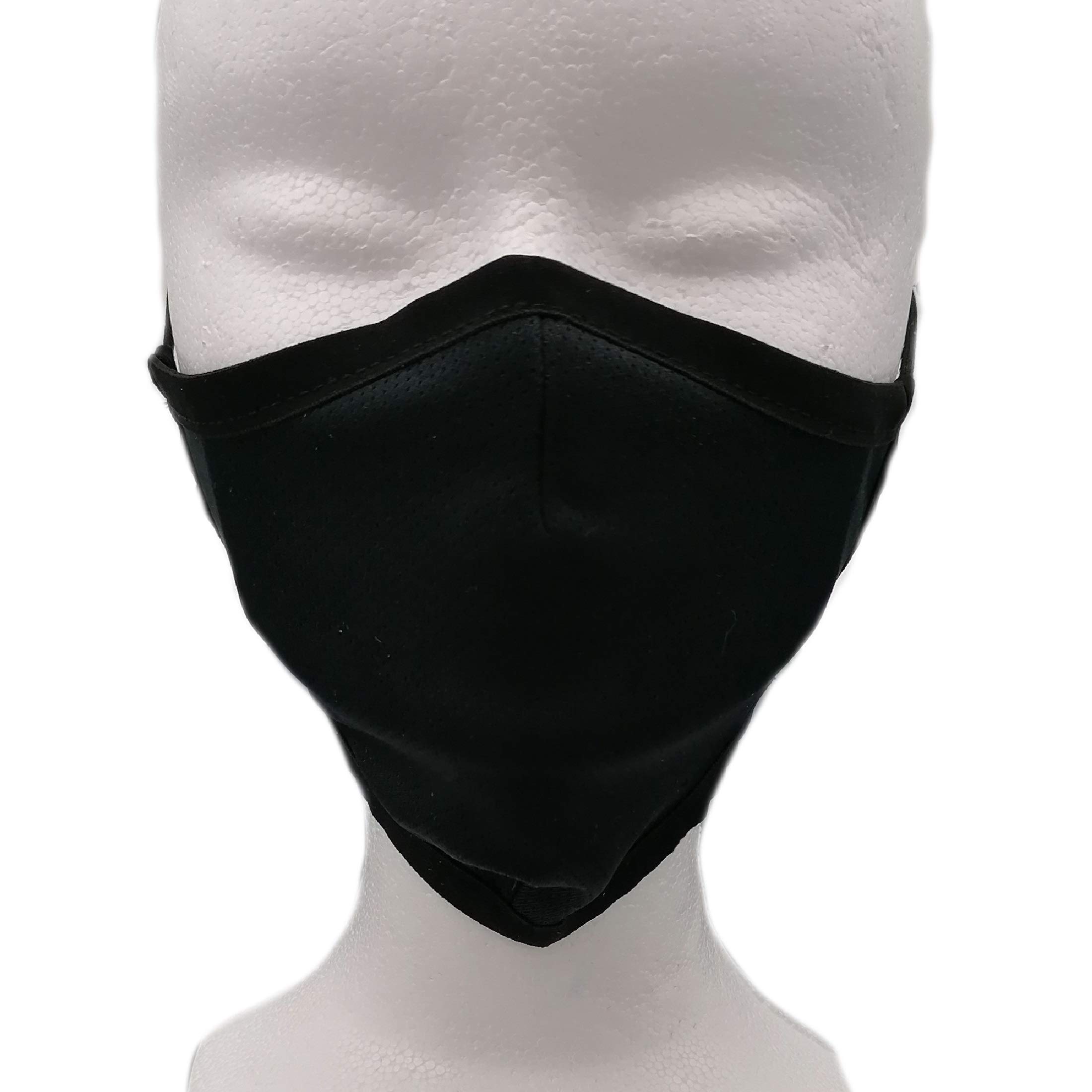 YPM Face Covering Mask, Washable, Black, 0.021 kg