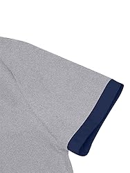 Remidoo Womens Ringer Tee Crew Neck Short Sleeve T