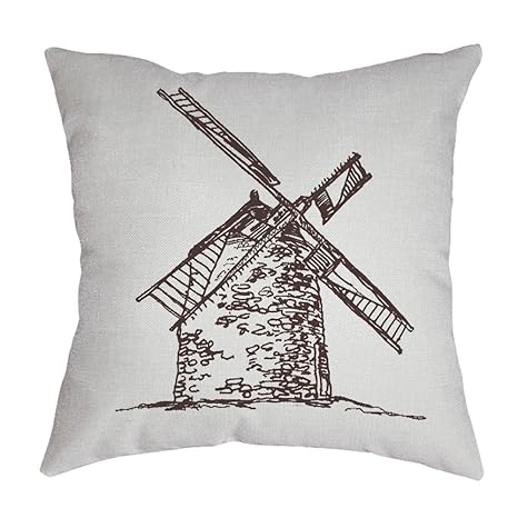 Amazon Com Freeby Sketch Hand Painted Windmill Comfortable Nice