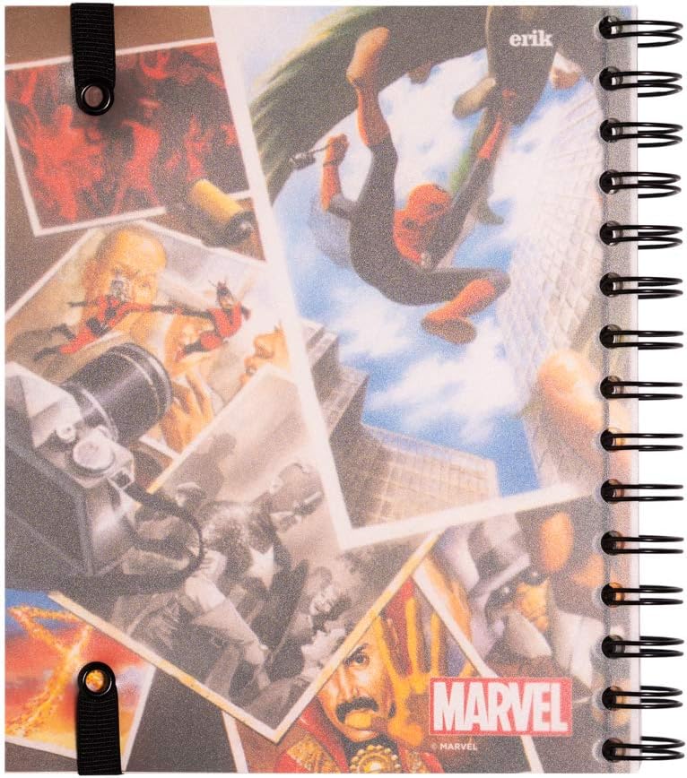 Erik - Marvel Academic Diary 2020-2021 Week to View, Rot Schwarz - Image 3