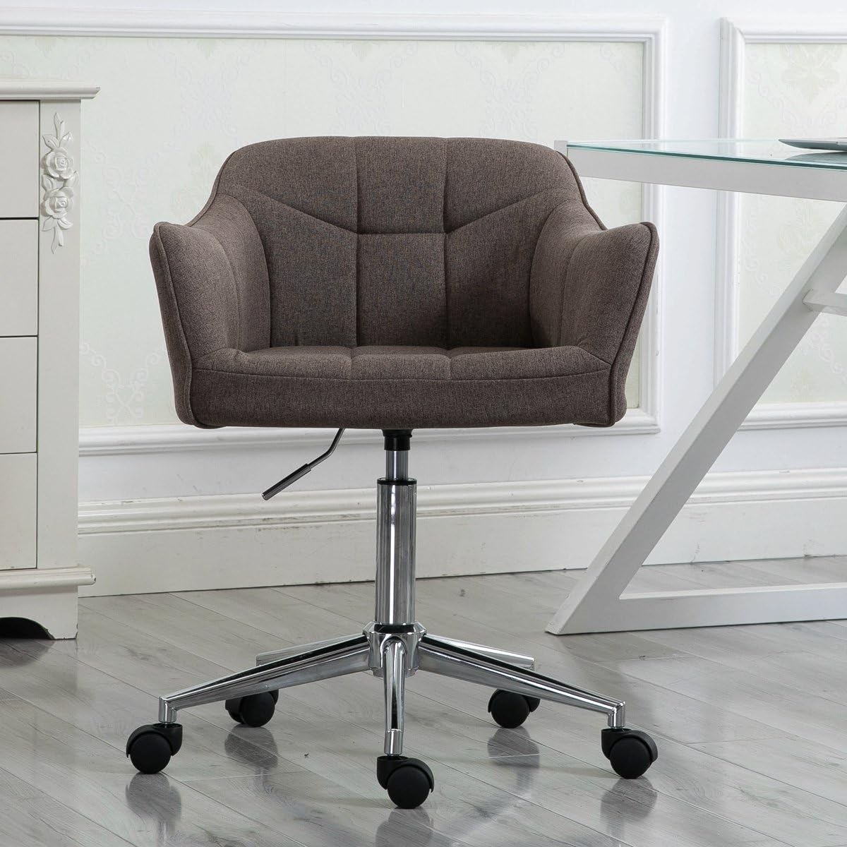 Best adjustable swivel dining chair with armrest