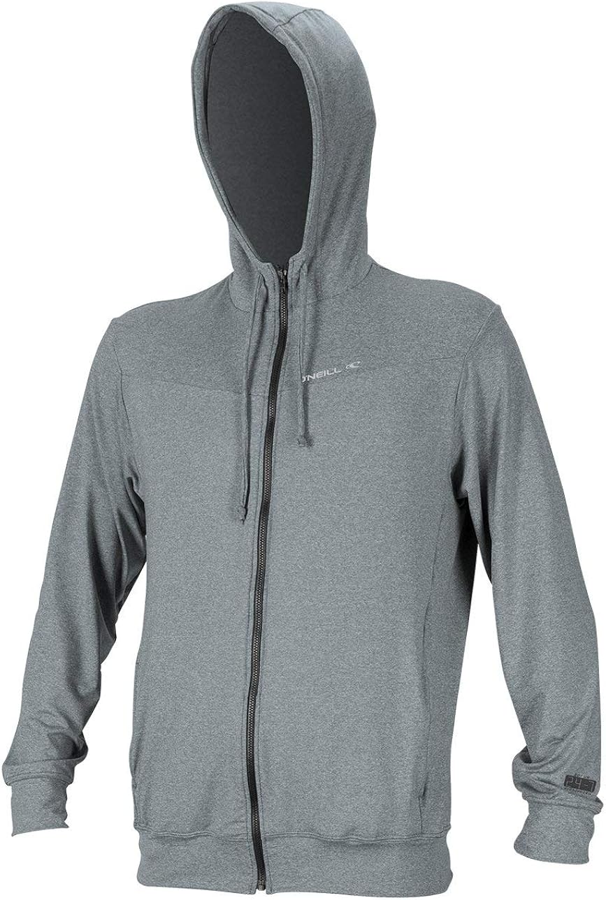 O'Neill Men's Hybrid UPF 50+ Long Sleeve Full Zip Sun Hoodie: Clothing