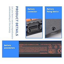 HXPK N150BAT-6 Laptop Battery for Clevo N150SD