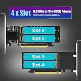 GLOTRENDS PA41 Quad M.2 NVMe to PCIe 4.0 X16 Adapter Soft RAID OS Boot view 4