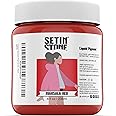 unicone art SETINSTONE Non-Toxic, Eco Friendly Water Based Premium Liquid Color Pigments for Gypsum, Cement and Plaster Molding and Casting (Marsala Red) 8oz