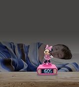 Lexibook Disney Minnie Nightlight Alarm Clock RL800MN Pink view 6