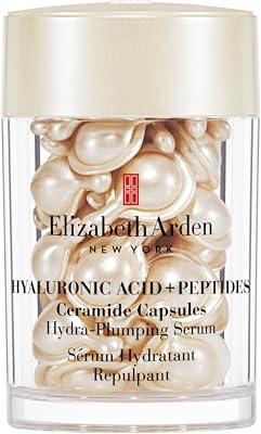 - Capsule di Acido Ialuronico + Peptidi Ceramide, Siero Idratante e Rimpolpante con HA a Misura Variabile, Formula Setosa e Leggera, Per Tutti i Tipi di Pelle, 30 Capsule