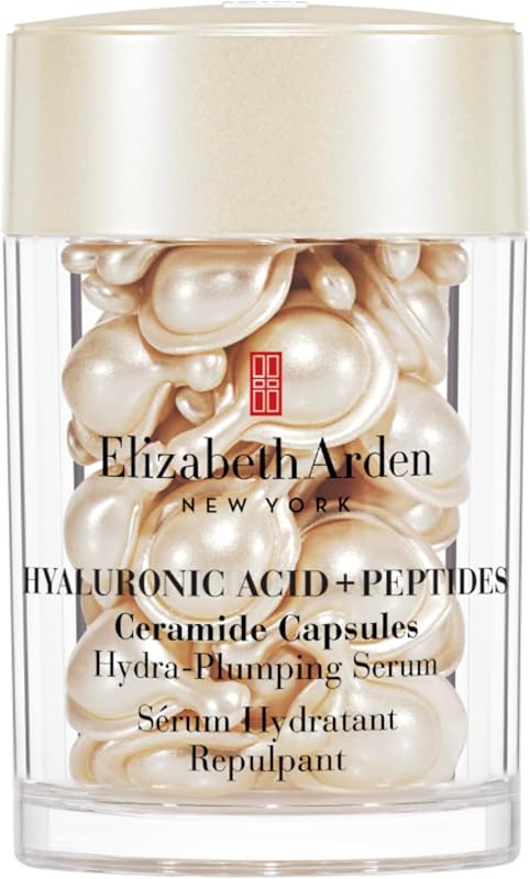 - Capsule di Acido Ialuronico + Peptidi Ceramide, Siero Idratante e Rimpolpante con HA a Misura Variabile, Formula Setosa e Leggera, Per Tutti i Tipi di Pelle, 30 Capsule