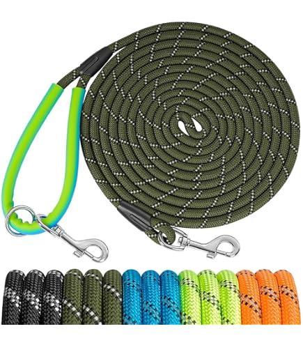 thumbnail image 2 of Northwest Contract Sewing Nylon Dog Training Leash – 60ft To 100ft – Made In USA 2 of 5