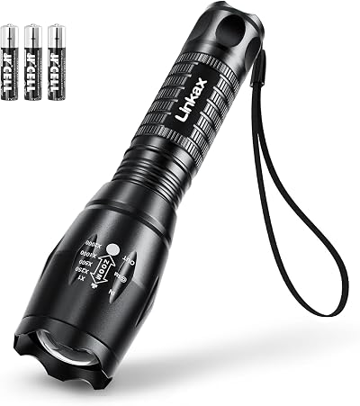 Linkax LED Torch 800LM Super Bright Waterproof Pocket Flashlight Outdoor Camping