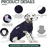 Kuoser Dog Recovery Suit Shirt After-Surgery Blue Stripe XS view 3