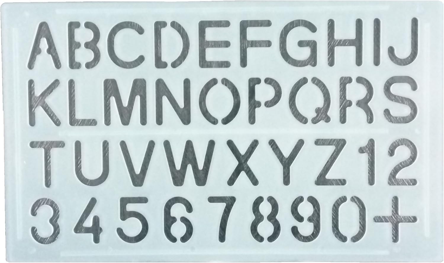 PARTH IMPEX Letter and Number Stencils (Pack of 3) Numeric Alphabet Painting Technical Drawing Template DIY Crafts Projects