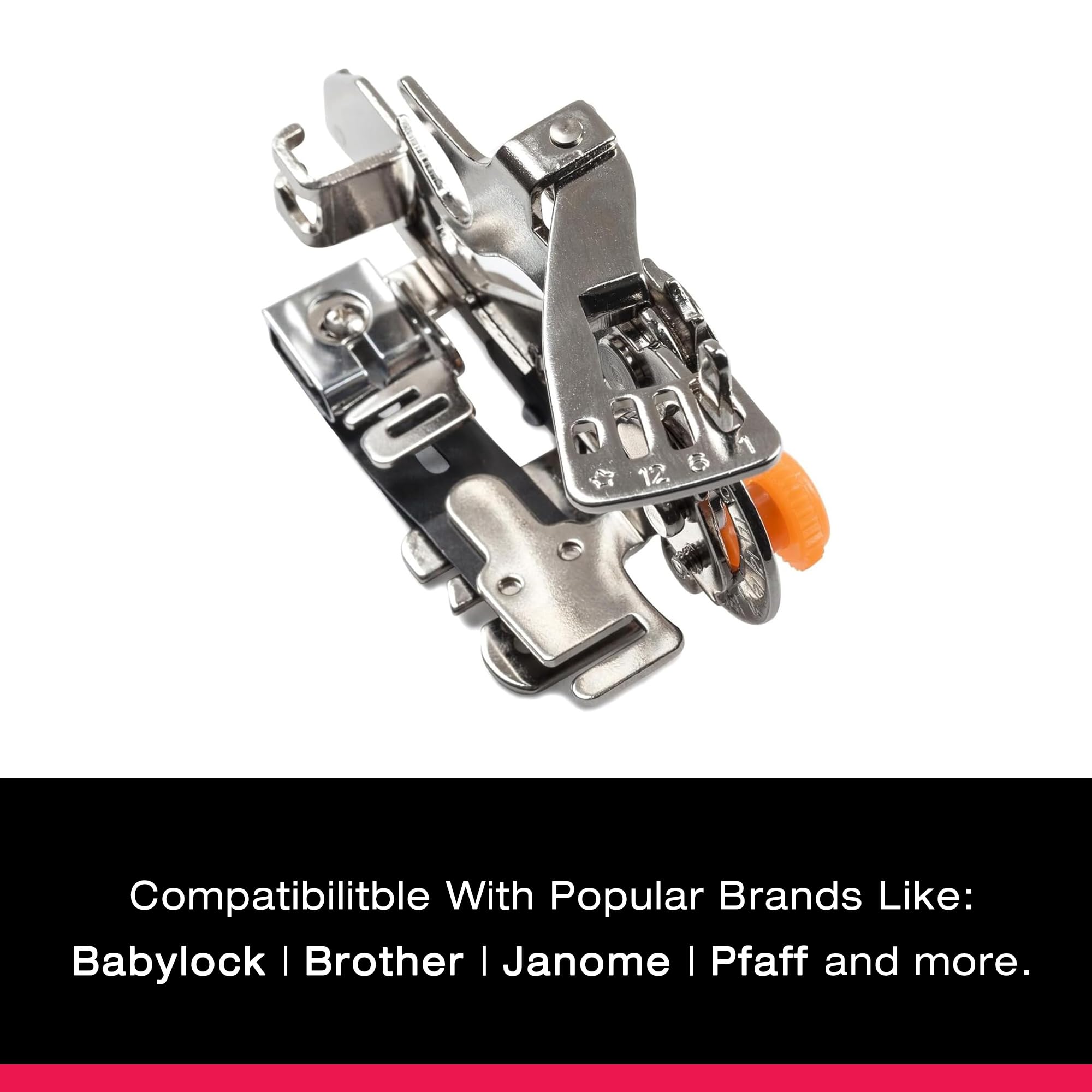 Singer | Ruffler Attachment Presser Foot, Perfectly Spaced Pleats/Gathers, Easily Adjust Closeness & Depth, Light to Medium Fabrics - Sewing Made Easy, Silver