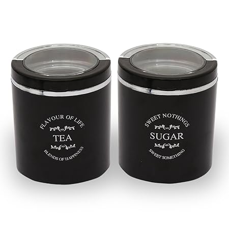 Jaypee Plus Classique 2 Tea & Sugar Container Black