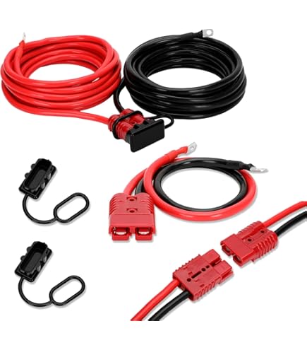 24FT Quick Disconnect Winch Power Cable, 4 AWG 4 Gauge - View #7