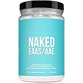 Naked Eaas Amino Acids Powder - 50 Servings - Vegan Unflavored Essential Amino Acids 500 Grams - Instantized All Natural Eaa 