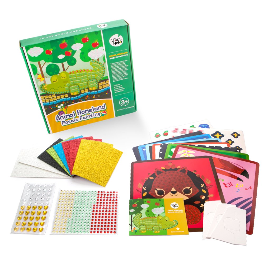 Melo Jar Mosaics Sticker by Number Painting Mosaics Sheets 8 Homeland 