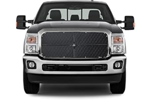 Premium Quilted Winter Front For 2011-2016 F250/350/450/550 Ford Super Duty 902-18 by GrilleAdz (Upgraded Snow and Ice YKK Zipper)