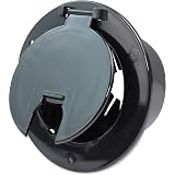 RV Power Cord Hatch - Square Electrical Access Door For Camper Trailer Motorhome Cable Management