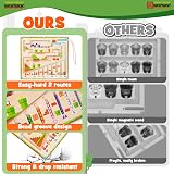 Grriopi Montessori Wooden Magnetic Color Number Maze Toy 2-6 Yr Old Boys Girls view 4