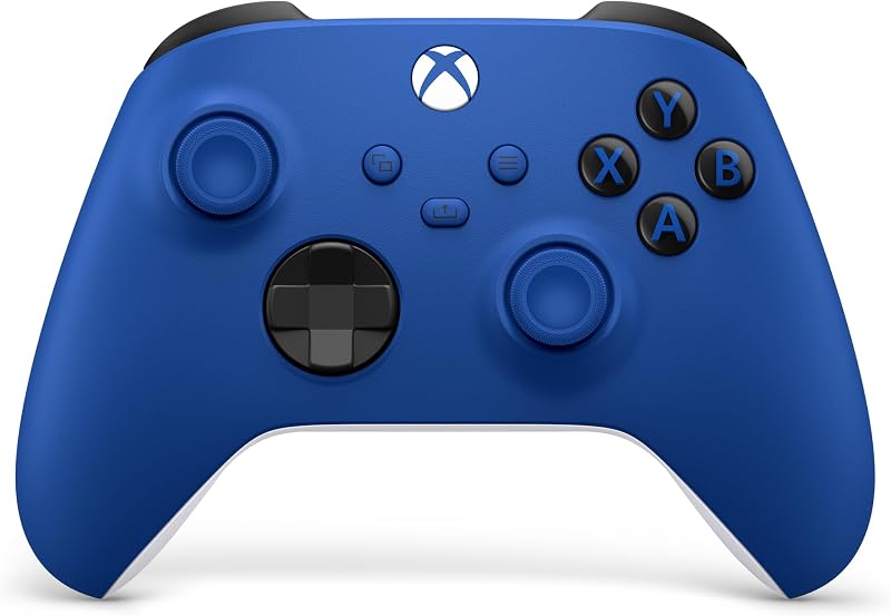 Controle Sem Fio Xbox Shock Blue para Xbox Series X|S, Xbox One, Windows 10/11, iOS e Android