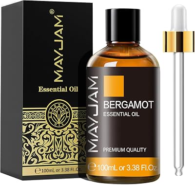 MAYJAM Bergamot Essential Oils 100ML for Diffuser Humidifier DIY Home Office