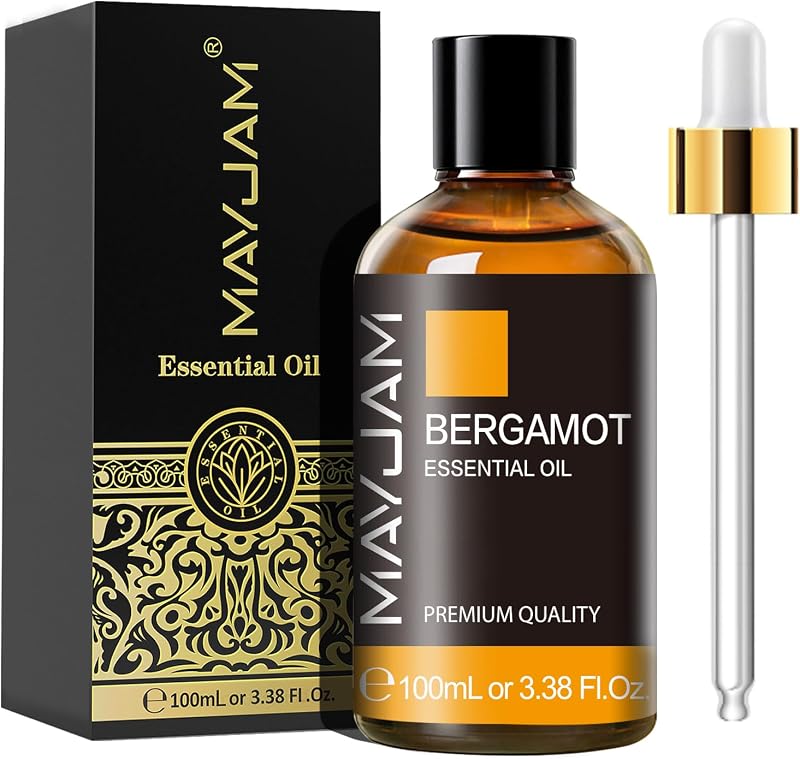 MAYJAM Bergamot Essential Oils 100ML for Diffuser Humidifier DIY Home Office