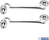 XFORT 150mm Chrome Cabin Hook Gate Latch Door Hook Eye Latch view 8