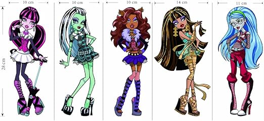 Amazon De Sticker Monster High Aufkleber Kinderzimmer