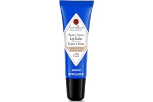Jack Black Moisture Therapy Lip Balm SPF 25 - Emollient Lip Balm for Men, Shea Butter & Avocado Oil - Travel Size - Shea Butt