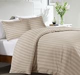 Moonlight20015 Super King Duvet Set Reversible Stripes Beige 260x220 view 2