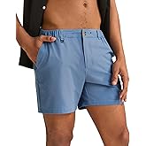 maamgic Men's 5/7 Inch Casual Classic Fit Shorts with Multi-Pocket Quick Dry Sports Shorts