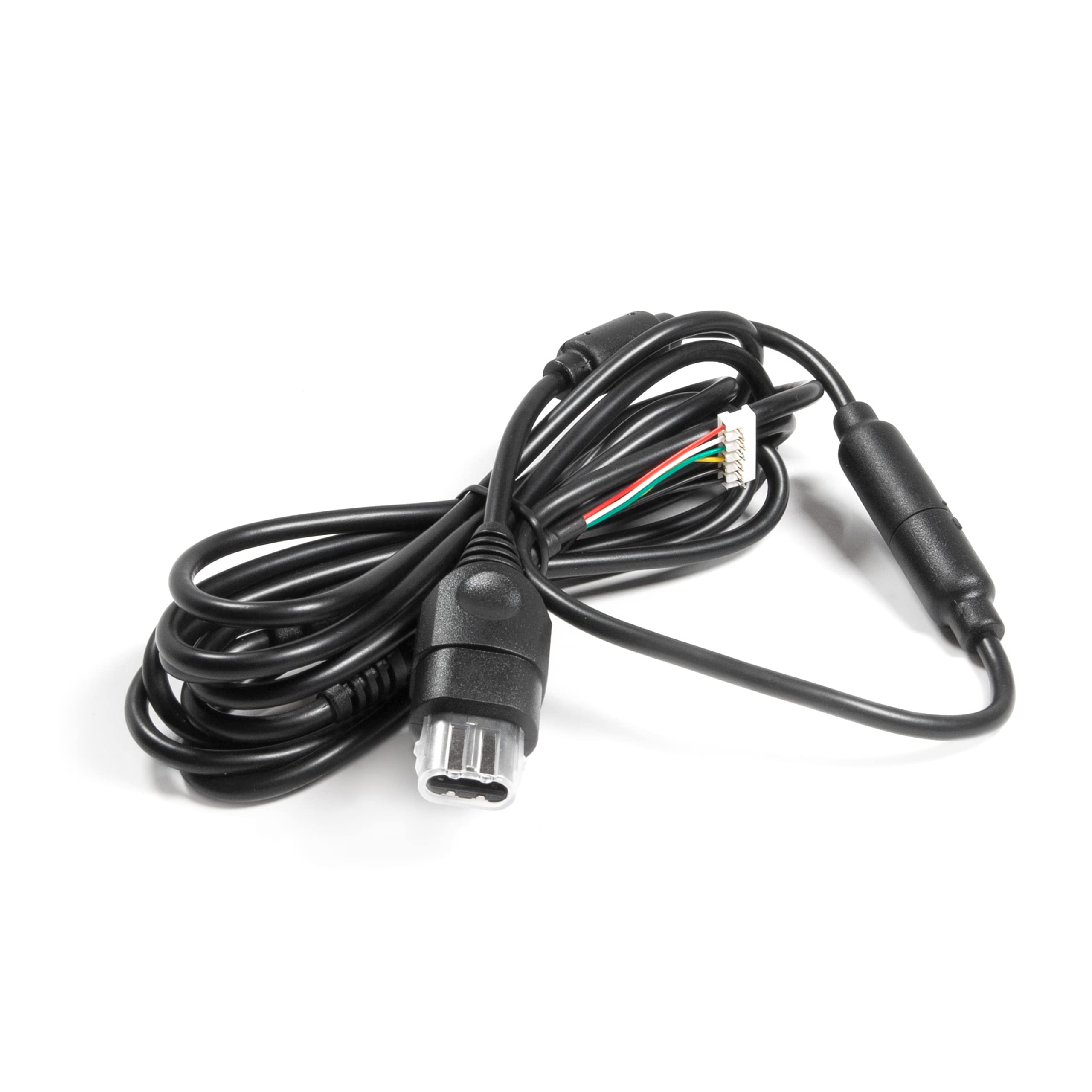 XYAB Black Replacement Repair Controller Cable with Pin Connector and Breakaway Cable for Microsoft Original Xbox